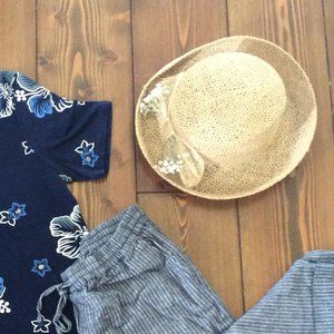 90s Vintage Cottagecore Sun Hat